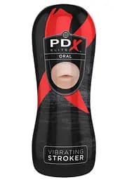 Мастурбатор Pipedream Stroker Oral з вібрацією тілесний - мініатюра 2