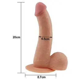 Фалоімітатор - The Ultra Soft Dude 8.8" #1 - мініатюра 5