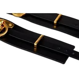 Наручники Upko Handcuffs італійська шкіра, чорні, розмір L - мініатюра 8