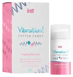 Рідкий вібратор Intt Vibration! Cotton Candy 15 мл - мініатюра 1
