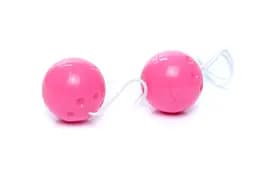 Вагінальні кульки Duo-Balls Pink, 21 см, рожевий - мініатюра 3
