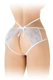 Трусики з відкритою попкою Fashion Secret Nadia White One size - мініатюра 2