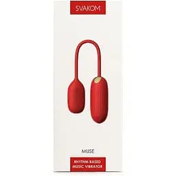 Віброяйце з пультом Svakom Muse Red для стимуляції точки G - мініатюра 9