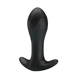 Анальна пробка - Pretty Love Anal Plug Vibrating Massager Black Baile BI-040067 89334 - мініатюра 2