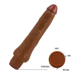 Вібратор Barbara Dryad Vibrator 9,8" Brown - мініатюра 2