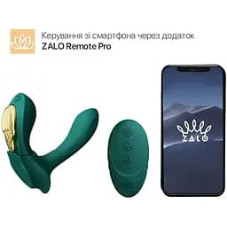 Смарт-вібратор у трусики Zalo - AYA Turquoise Green - мініатюра 2