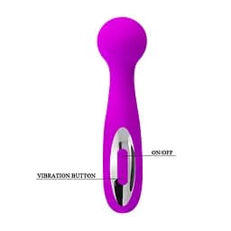 Вібромасажер Pretty Love Wade Massager Purple - мініатюра 5