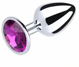 Металлическая анальная пробка I’MCUM Metal Anal Plug Размер L Фиолетовая (7970379617703) (IM-MPlug_L_purp)