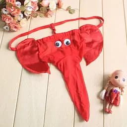 Чоловічі труси стрінги "Слоник" M-XL Червоний