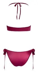 Комплект Cottelli Lingerie Bra and Briefs L/XL червоний - мініатюра 6