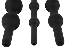 Стимулятор уретри Penisplug Training Set, 3 шт (чорний) - мініатюра 6