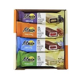 Набор батончик FitWin Protein Bar 33% Mix 600 г (10 шт. по 60 г)