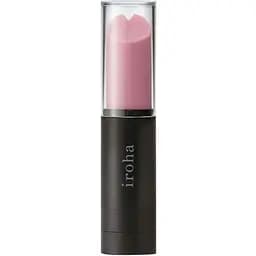 Вібратор-помада Iroha Stick Black плавне збільшення потужності