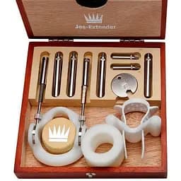 Экстендер для увеличения члена Male Edge Jes-Extender Original ремешковый деревянный футляр для хранения