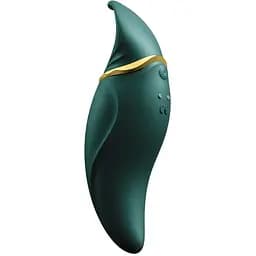 Вибратор для клитора Zalo Hero 14.6 см зеленый