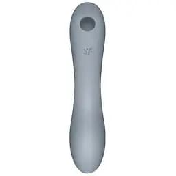 Вакуумний стимулятор із вібрацією Satisfyer Curvy Trinity 3 Сірий - мініатюра 4