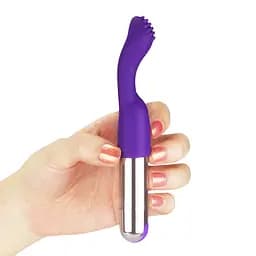 Кліторальний стимулятор IJOY Rechargeable Versatile Tickler Purple - мініатюра 5