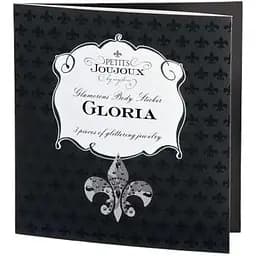 Пестіс з кристалів Petits Joujoux Gloria set of 3 Black/Pink украшение на грудь и вульву One size - мініатюра 3