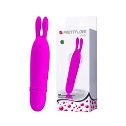 Вибро яйцо зайчик Boyce клиторальный силиконовый вибратор для женщин фуксия