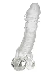 Насадка на пеніс CalExotic Novelties Transparent Ultimate Extender 16 см прозора - мініатюра 2
