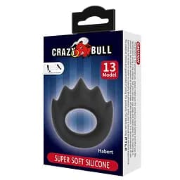 Ерекційне кільце Crazy Bull Habert 6.5 см чорний - мініатюра 7