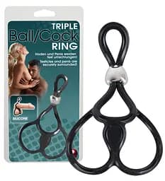 Кольца для мошонки и пениса Triple Ball and Cock Ring Orion 42-05226000000 100208