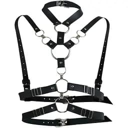 Сексуальна портупея жіноча Art of Sex - Roxi, розмір XS-2XL, колір чорний