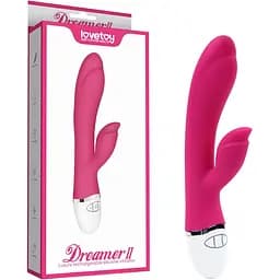 Вібратор-кролик Lovetoy Dreamer II 21.5х3.5 см рожевий