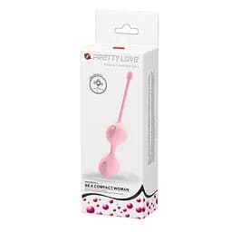 Вагінальні кульки Pretty Love Kegel Tighten Up, 16 см, рожевий - мініатюра 7