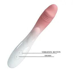 Вібратор Pretty Love SNAPPY, light pink, 30 vibration functions - мініатюра 7