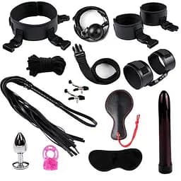 БДСМ бандажный набор из 12 предметов.