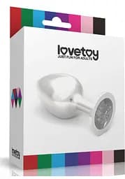 Анальна пробка - Heavy Metal Anal Plug Silver Rosebud Spiral Purple - мініатюра 2
