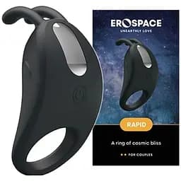 Ерекційне кільце Erospace Rapid 7.5 см чорний