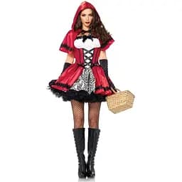 Костюм червоної шапочки Leg Avenue Gothic Red Riding Hood L - мініатюра 7