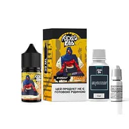 Набор компонентов для самозамеса солевой заправки заправки для вейпа Fucked Platinum Salt 30 мл, 0-50 мг Sherbet Мороженое с печеньем (15529)