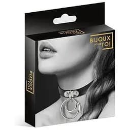 Чокер с двумя кольцами Bijoux Pour Toi - TWO RINGS