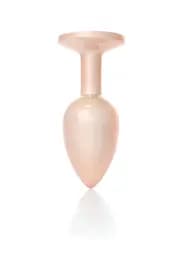 Анальна пробка - Jewellery Pearl Gold Plug Clear S - мініатюра 5