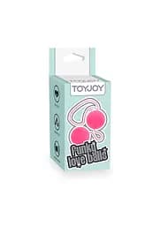 Вагінальні кульки Toy Joy Funky Love, 17 см, рожевий - мініатюра 3