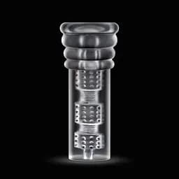 Мастурбатор Blush Rize - Luz Glow in The Dark Masturbator - Clear - мініатюра 8