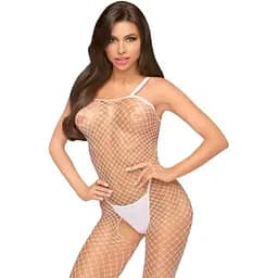 Бодистокинг fishnet Body SEARCH белый Penthouse s/l