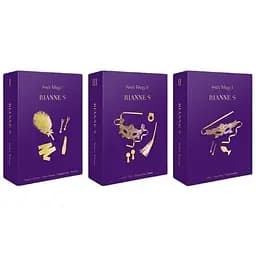 Подарунковий набір Rianne S Ana's Trilogy Set III: ерекційне кільце, ажурна маска, пестис, батіг - мініатюра 8