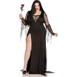 Еротичний костюм Мортіші Аддамс Leg Avenue Sexy Spooky Morticia 1X-2X - мініатюра 4