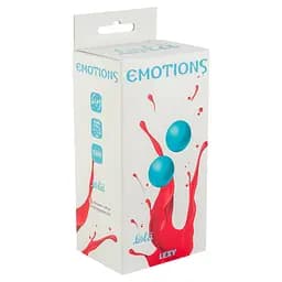 Вагінальні кульки Lola Toys Emotions Lexy Small 2 шт (бірюзовий) - мініатюра 3