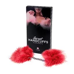 Наручники Secret Marabou Червоні Secret play 37-3415R 98964