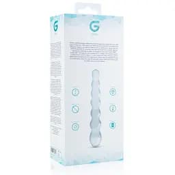 Скляний дилдо у вигляді намистин Gildo Glass Dildo No. 19 - мініатюра 6