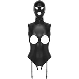 Костюм БДСМ Bad Kitty Naughty Toys Body With Head Mask S чорний