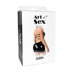 Сексуальна вінілова сукня Art of Sex - Jaklin, розмір XS-M, колір чорний Art of Sex SO7341 96399 - мініатюра 2