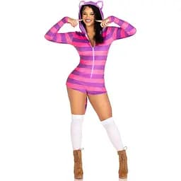 Еротичний костюм кішечки Leg Avenue Comfy Cheshire XS - мініатюра 4