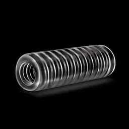 Мастурбатор Blush Rize - Ribz Glow in The Dark Masturbator - Clear - мініатюра 9