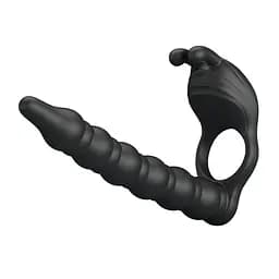 Віброкільце PRETTY LOVE Blackney black, 7 vibration functions Memory function PRETTY LOVE BI-210327 102766 - мініатюра 3